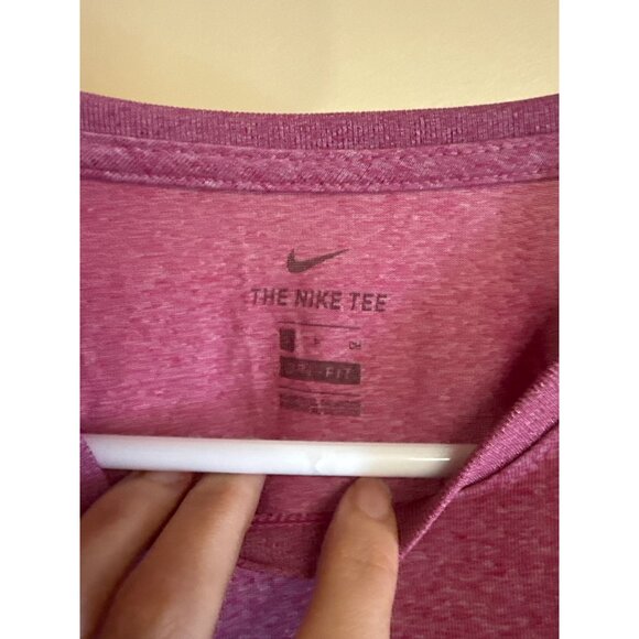 Nike Womens  Medium Heathered Purple Sleeveless Dri-Fit Tank Top - Picture 3 of 5